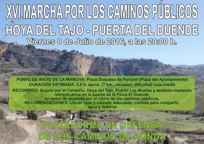 Cartel Marcha 08JUL2016